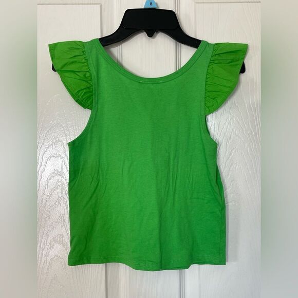 gb girls 2 piece vibrant green ruffle set size L 12/14 new with tags - Picture 6 of 9